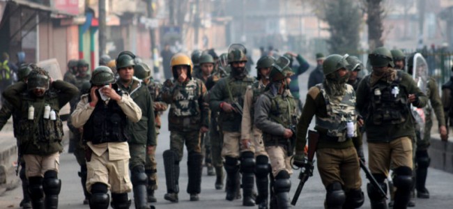 It is war between students and police in Srinagar