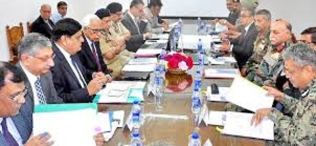 Governor reviews Security meeting after terror attack