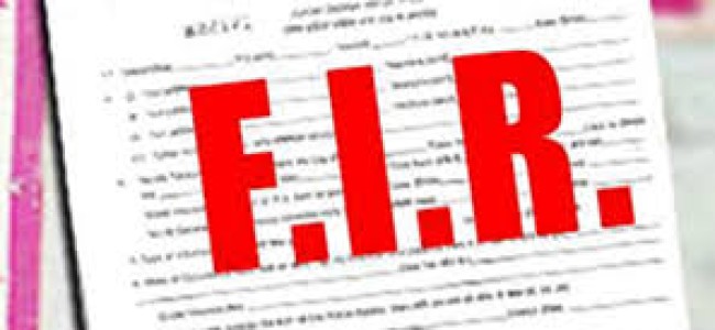Lodge FIR against three hotels: DC Bla to Police