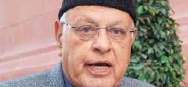 Country can’t run on the ‘wheels of hate: Farooq Abdullah