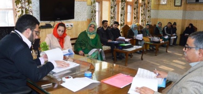 DC Srinagar chairs District Taskforce Committee meeting to review action plan