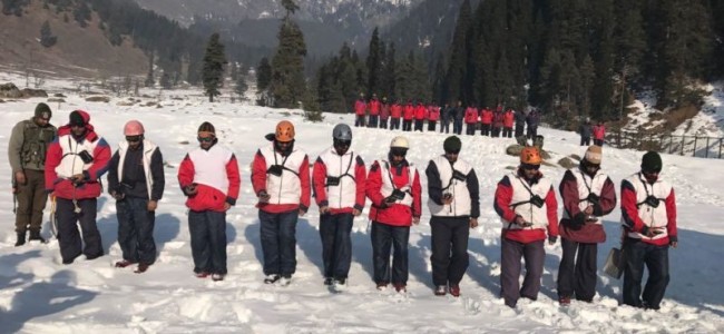 J&K SDRF teams train in Avalanche Preparedness, at JIM Pahalgam 