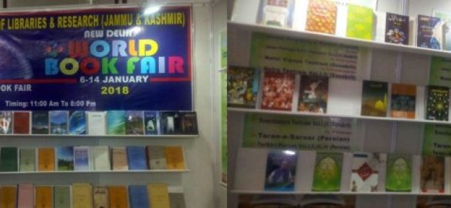 JK Libraries deptt makes maiden entry in ‘World Book Fair’