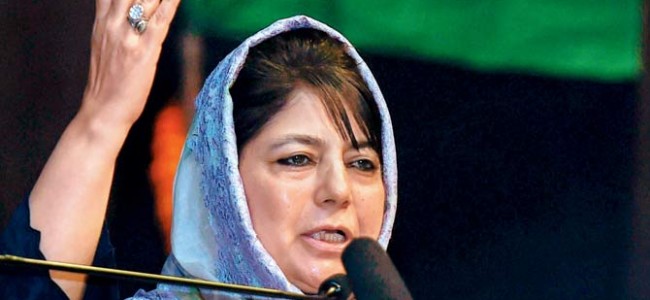Centre Disrespecting Majority Sentiment with Closure of Mosques: Mehbooba Mufti