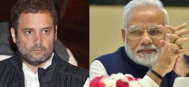 After flight snag, PM Modi calls Rahul Gandhi to enquire about his safety
