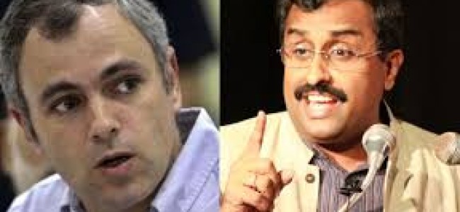 Ram Madhav rubbishes Omar Abdullah’s horse trading claim