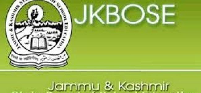 JKBOSE Class 10, 12 Results Likely in Second Week of February