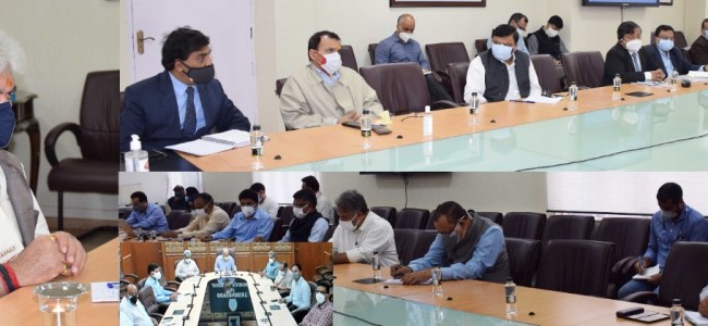 Lt Governor chairs high-level meeting of Administrative Secretaries