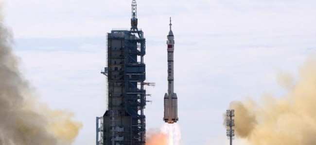 China launches first crew to live on new space station
