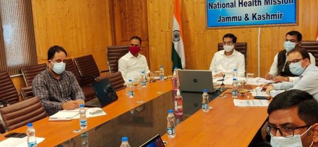 ACS H&ME reviews functioning of National Health Mission in J&K
