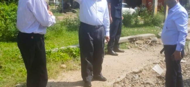 Advisor Bhatnagar conducts extensive tour of Jammu city