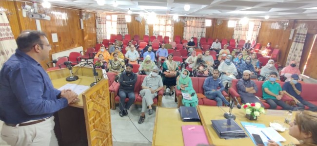 Saurabh Bhagat chairs joint valedictory function of training courses at IMPARD, Srinagar