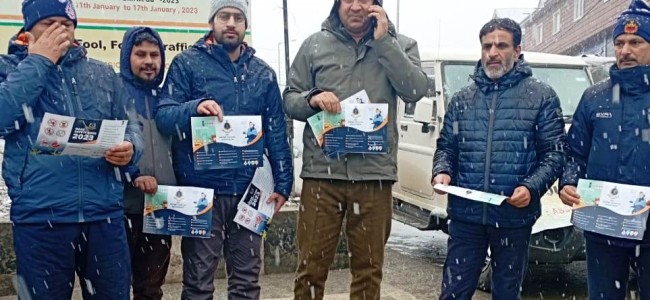 Road Safety Week: On Road Driver Awareness drive held at Budgam
