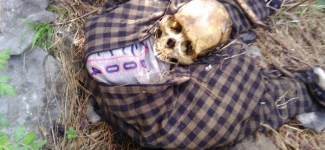 Human Skeleton Found in South Kashmir.