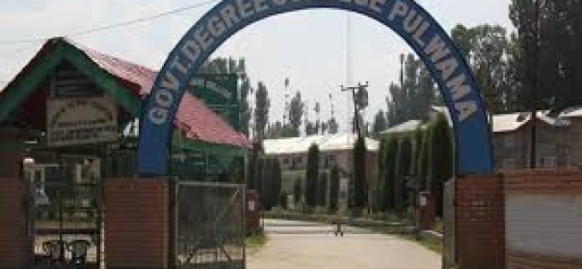 Degree collage Pulwama to remain closed tommorow.