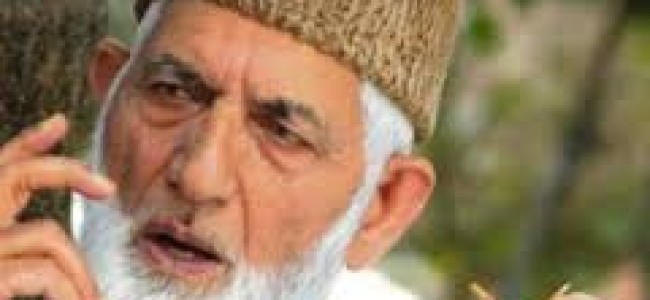 Geelani terms killing of PDP leader by militants ‘un-Islamic’