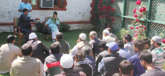 CM Meets deputations at her residence.