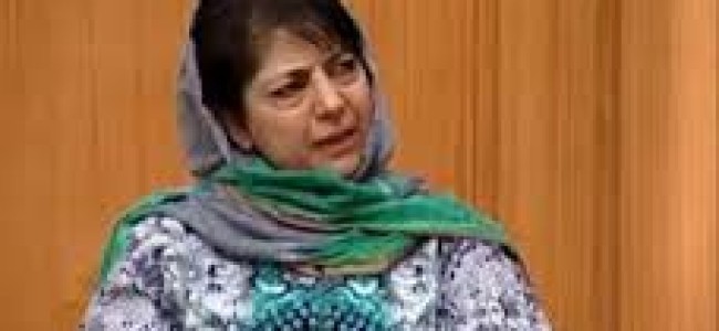 Mehbooba discuss law and order with Governer