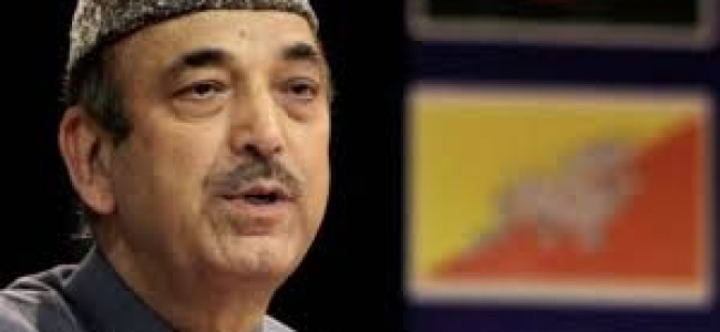 Azad says that Delimitation Commission exercise not without problems