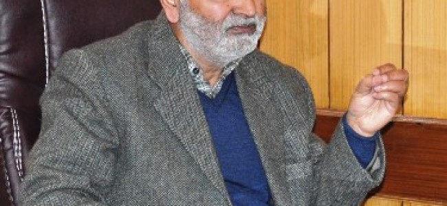 Government is afraid of PDP says Nayeem Akhtar after months of hibernation