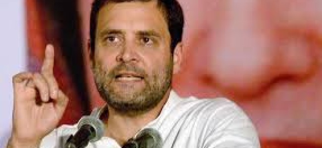 Modi a weak Prime Minister, says Rahul Gandhi