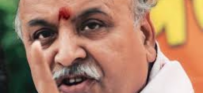 Help line to be launched during Togadia visit