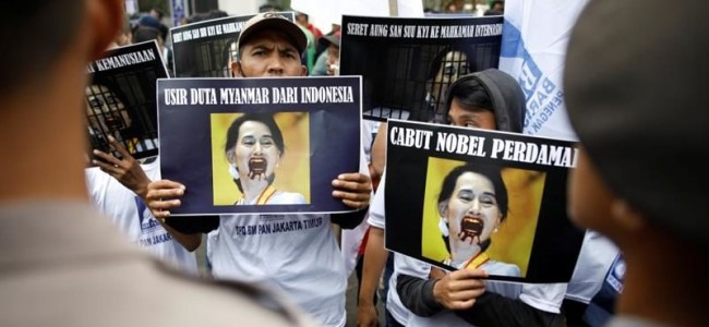 Petition urges stripping Suu Kyi’s of Nobel prize over crimes against Rohingyas