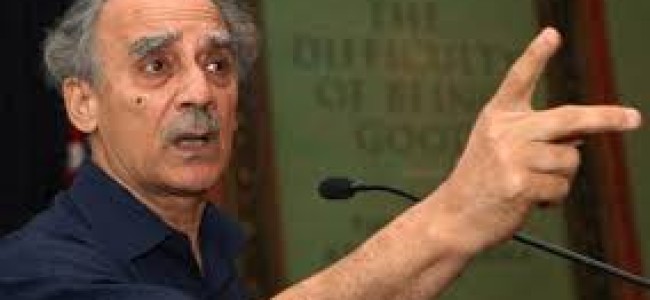Demonetisation an ‘idiotic jolt’ to economy, GST badly implemented: Arun Shourie