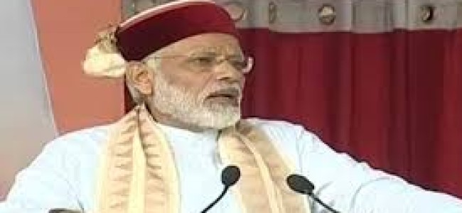 Throw out the Congress govt ‘on bail’, says Modi in Bilaspur