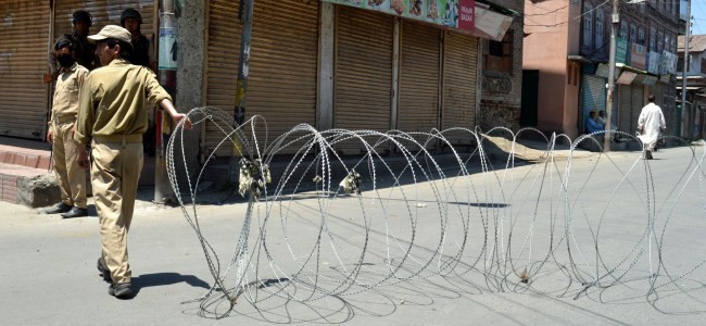 Restrictions in seven police stations of Srinagar on Friday