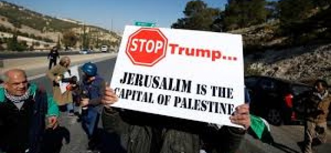 Palestinians warn Trump against Jerusalem embassy move