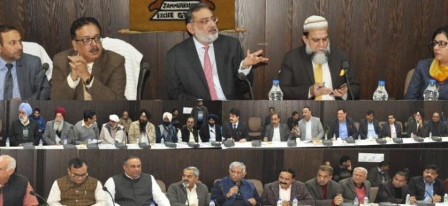 Budget 2018-19: Dr Drabu holds consultations with Jammu Inc, other stakeholders