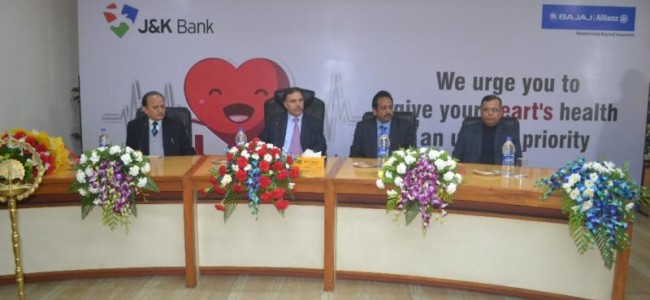 JK Bank organizes Preventive Health Check Up Camp for employees at Jammu