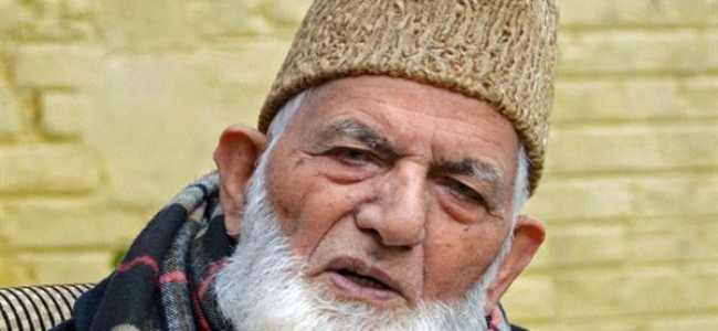 Geelani welcomes United Nations HR High Commissioner remarks