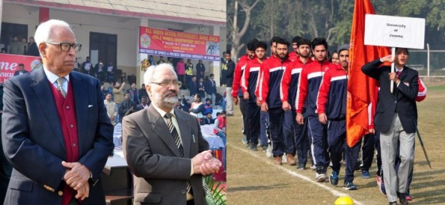 Governor inaugurates All India Inter University Roll Ball (Men and Women) Tournament