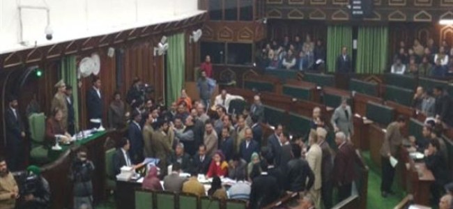 Opposition walks out over Army Chief’s Statement.