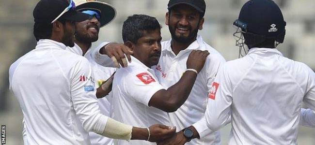 Sri Lanka v Bangladesh: Rangana Herath passes Wasim Akram in series win