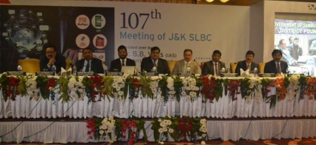 JK Bank Convenes 107th SLBC