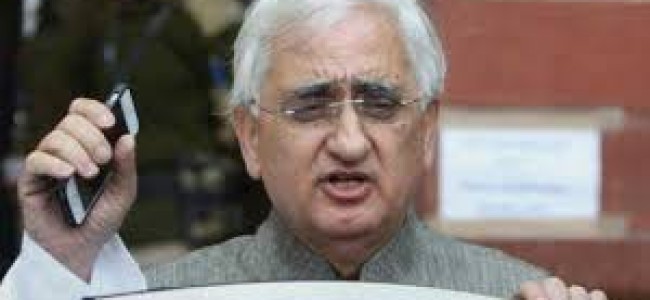 Congress’ hand stained with Muslims blood: Salman Khurshid