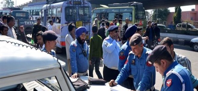 ‘Every 40 seconds, traffic violator being challaned in JK’