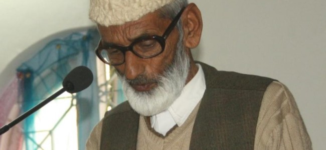Veteran Gojri writer Khadim Qammar passes  away