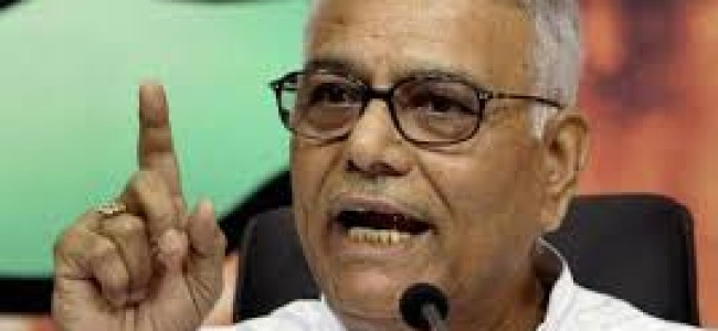 Yashwant Sinha mentions Kashmir, while giving wake-up call