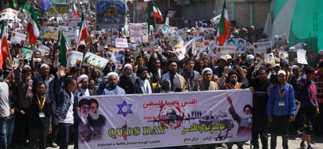 Thousands observed International Quds Day observed in Kargil