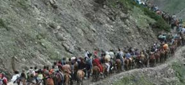 Yatra stalled for the second time due to heavy rains and landslides