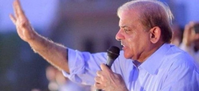 ‘If elected, will create environment for Kashmir to join Pakistan’: Shehbaz Sharif