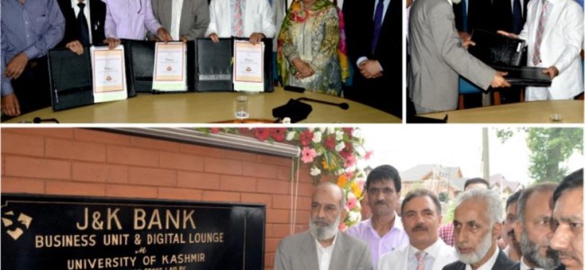 J&K Bank strengthens ties with Kashmir University