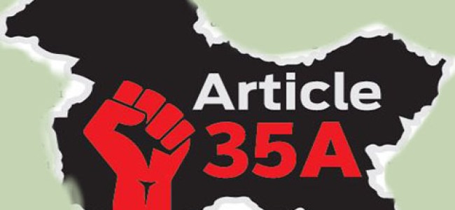 Art 35-A Hearing Adjourned To January 2019