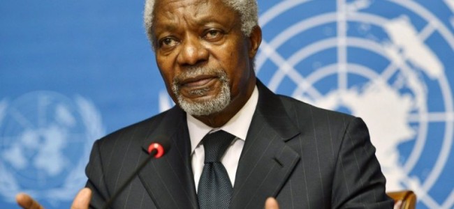 Former UN chief and Nobel Peace Prize Laureate Kofi Annan has died