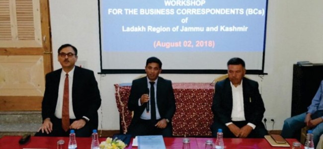 RBI organizes workshop for BCs of Ladakh Division at Leh