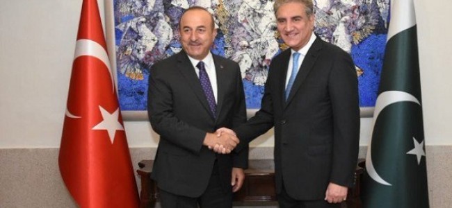 Turkey pledges support to Pakistan on Kashmir